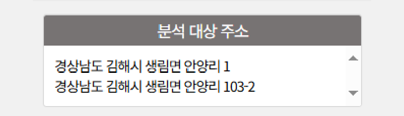 분석대상주소에 대한 예시 이미지