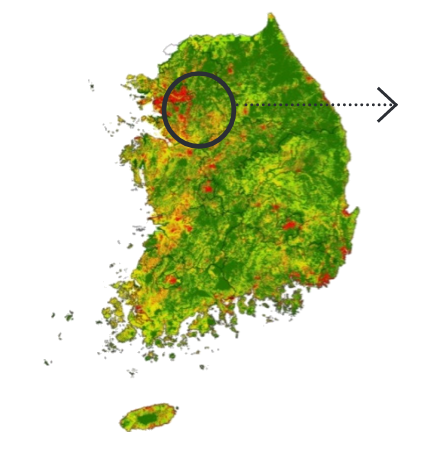 대한민국 지도 이미지